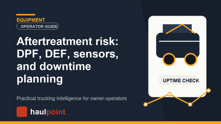 Aftertreatment risk: DPF, DEF, sensors, and downtime planning