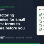 Best factoring companies for small carriers: terms to compare before you sign