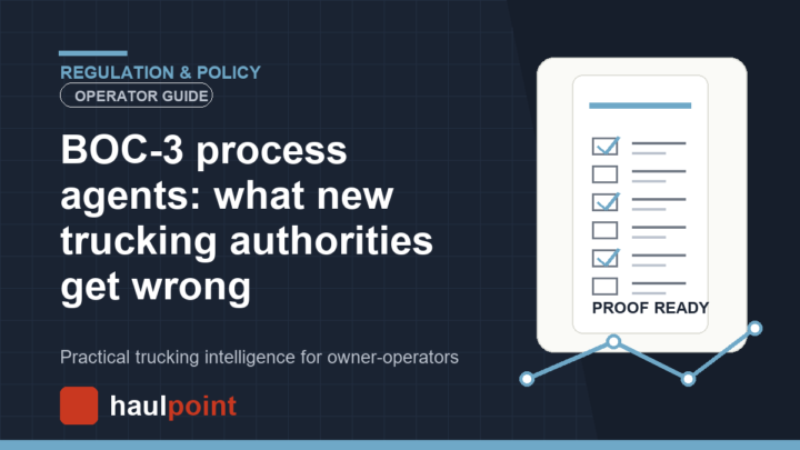 BOC-3 process agents: what new trucking authorities get wrong