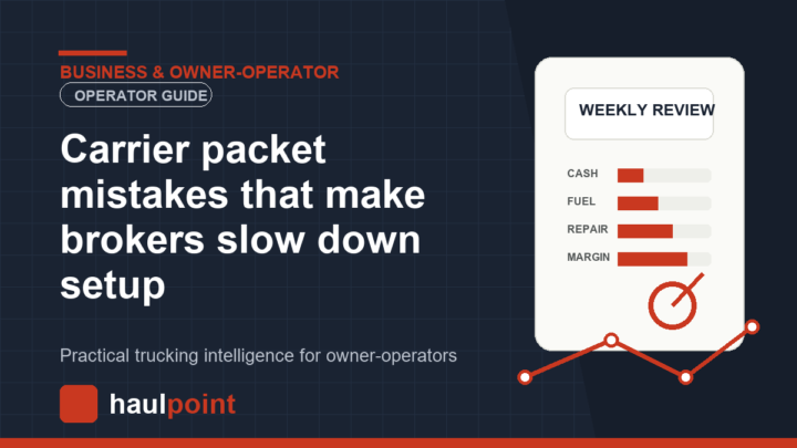 Carrier packet mistakes that make brokers slow down setup