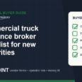 Commercial truck insurance broker checklist for new authorities