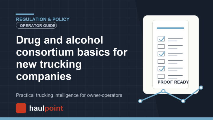 Drug and alcohol consortium basics for new trucking companies