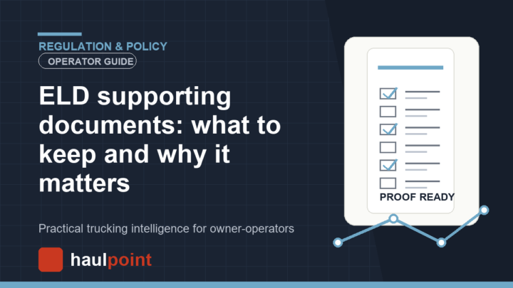 ELD supporting documents: what to keep and why it matters