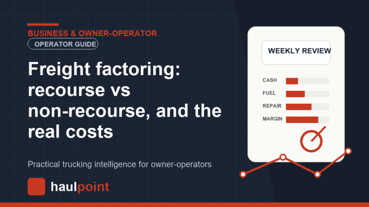 Freight factoring: recourse vs non-recourse, and the real costs