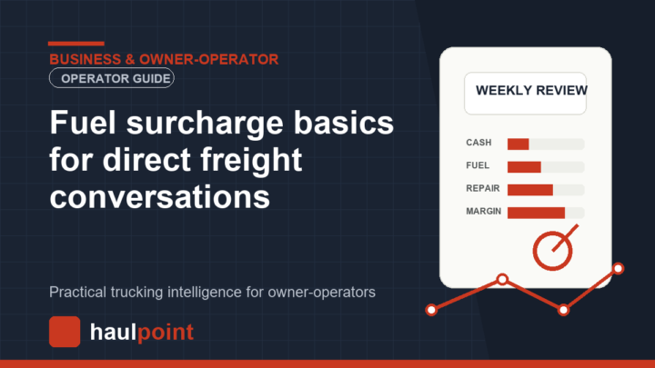 Fuel surcharge basics for direct freight conversations