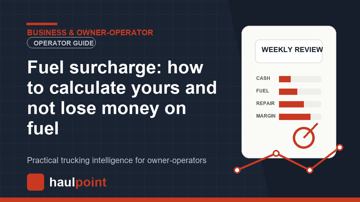 Fuel surcharge: how to calculate yours and not lose money on fuel