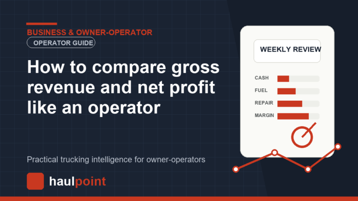 How to compare gross revenue and net profit like an operator