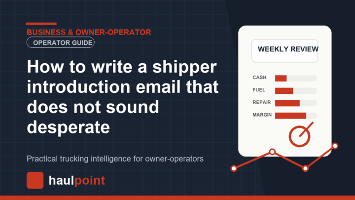 How to write a shipper introduction email that does not sound desperate
