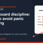 Load board discipline: how to avoid panic booking