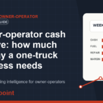 Owner-operator cash reserve: how much runway a one-truck business needs