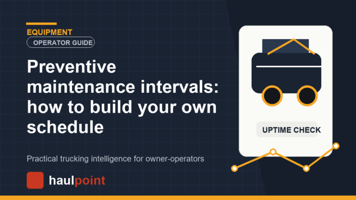 Preventive maintenance intervals: how to build your own schedule