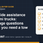 Roadside assistance for semi trucks: coverage questions before you need a tow
