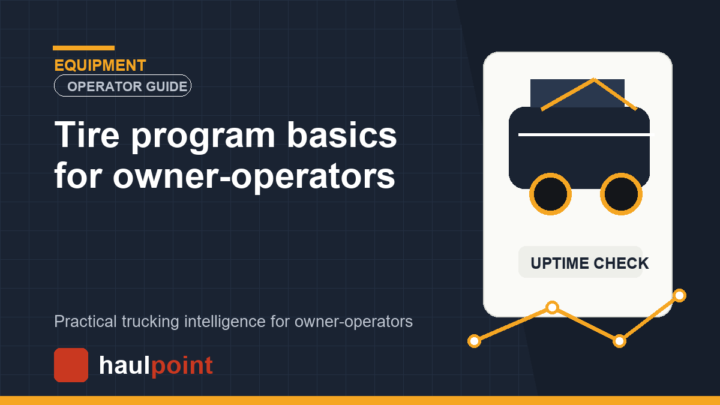 Tire program basics for owner-operators