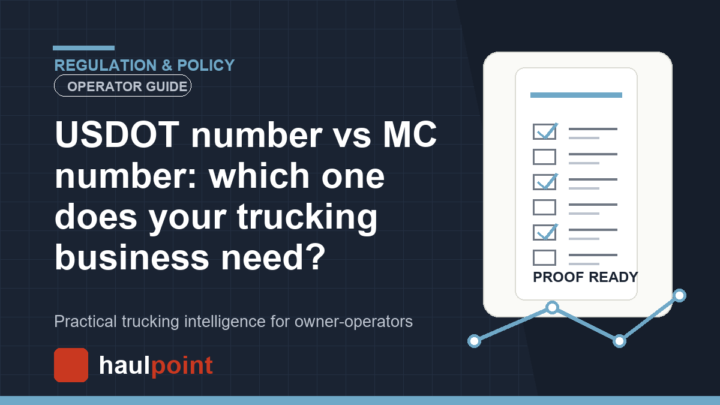 USDOT number vs MC number: which one does your trucking business need?